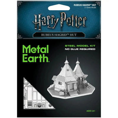Harry Potter - Unpainted Rubeus Hagrid Hut Figure Model Kit (Steel, Moderate Difficulty) - Fascinations - Metal Earth Series