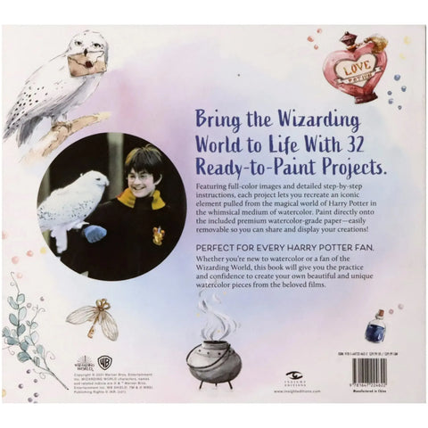 Harry Potter: Watercolor Magic | 32 Step-by-Step Enchanting Projects | Hardcover Activity Book | Insight Editions - (2021) - Image 2