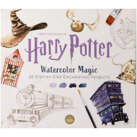 Harry Potter: Watercolor Magic | 32 Step-by-Step Enchanting Projects | Hardcover Activity Book | Insight Editions - (2021) - Image 1