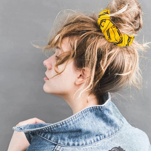 Harry Potter [Wizarding World] - Classic Hufflepuff Hair Accessories Set (Headband & Scrunchie) - Cinereplicas - Image 5