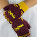 Harry Potter [Wizarding World] - Gryffindor Fingerless Gloves (Maroon) - Cinereplicas