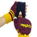 Harry Potter [Wizarding World] - Gryffindor Fingerless Gloves (Maroon) - Cinereplicas