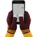 Harry Potter [Wizarding World] - Gryffindor Fingerless Gloves (Maroon) - Cinereplicas
