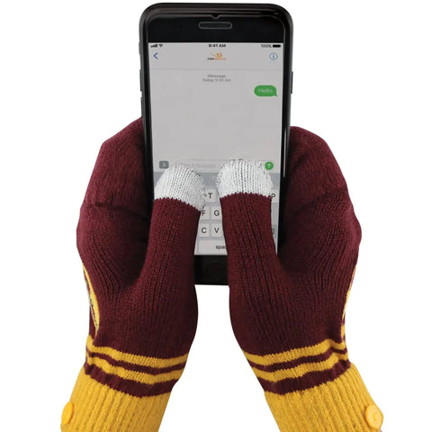 Harry Potter [Wizarding World] - Gryffindor Fingerless Gloves (Maroon) - Cinereplicas - Image 7