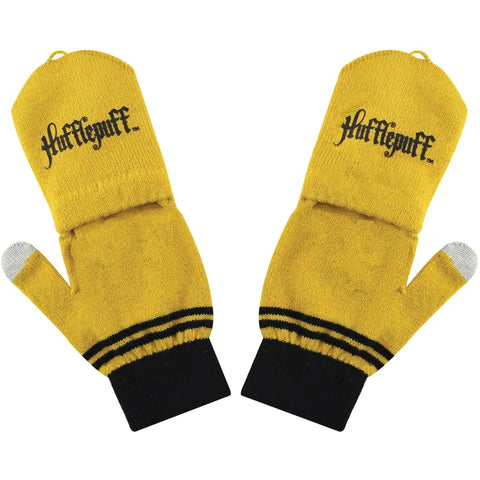 Harry Potter [Wizarding World] - Hufflepuff Fingerless Gloves - Cinereplicas - Image 3