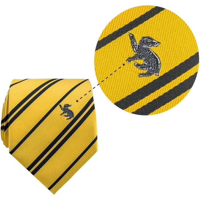 Harry Potter [Wizarding World] - Hufflepuff Necktie & Pin Deluxe Set - Cinereplicas - (2022)