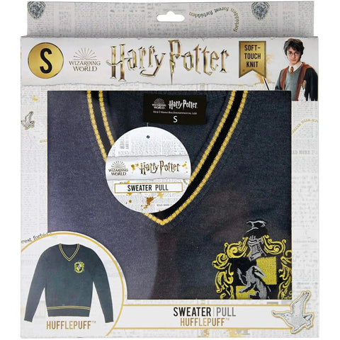 Harry Potter [Wizarding World] - Hufflepuff Soft-Touch Knit V-Neck Sweater - Cinereplicas - Image 5