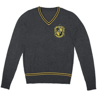 Harry Potter [Wizarding World] - Hufflepuff Soft-Touch Knit V-Neck Sweater - Cinereplicas