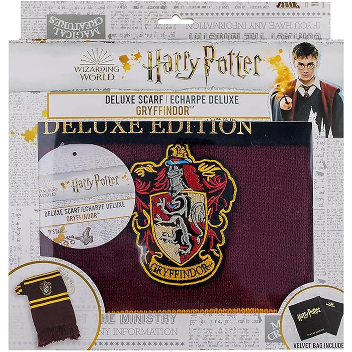 Harry Potter [Wizarding World] - One-Size Gryffindor Unisex Scarf (Deluxe Edition) - Cinereplicas