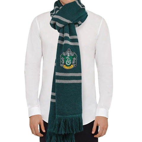 Harry Potter [Wizarding World] - One-Size Slytherin Unisex Scarf (Deluxe Edition) - Cinereplicas - Image 3