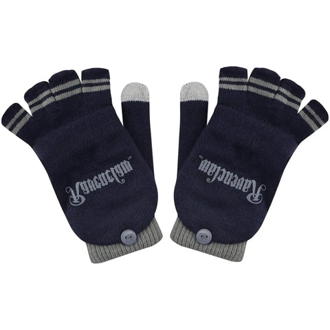 Harry Potter [Wizarding World] - Ravenclaw Fingerless Gloves (Blue) - Cinereplicas - Image 2