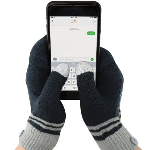 Harry Potter [Wizarding World] - Ravenclaw Fingerless Gloves (Blue) - Cinereplicas - Image 7