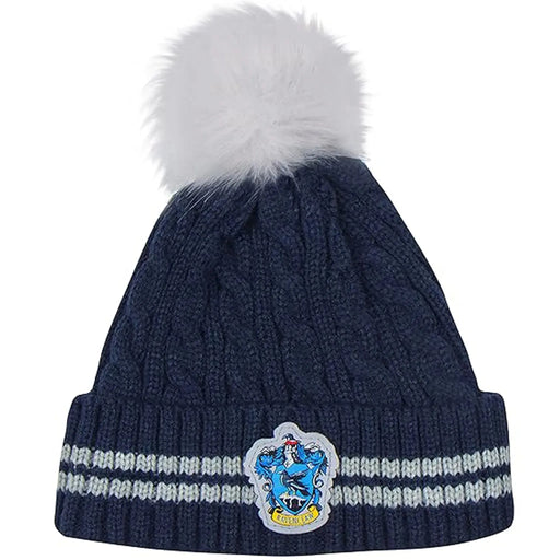 Harry Potter [Wizarding World] - Ravenclaw Pom-Pom Beanie Hat (Embroidered) - Cinereplicas