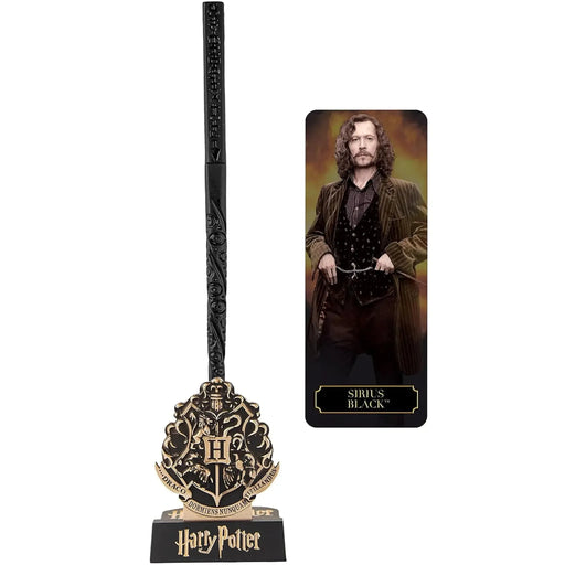 Harry Potter [Wizarding World] - Sirius Black Wand Pen with Stand & Lenticular Bookmark - Cinereplicas