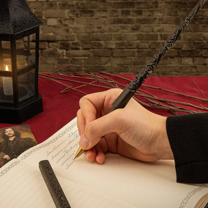 Harry Potter [Wizarding World] - Sirius Black Wand Pen with Stand & Lenticular Bookmark - Cinereplicas