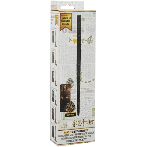 Harry Potter [Wizarding World] - Sirius Black Wand Pen with Stand & Lenticular Bookmark - Cinereplicas