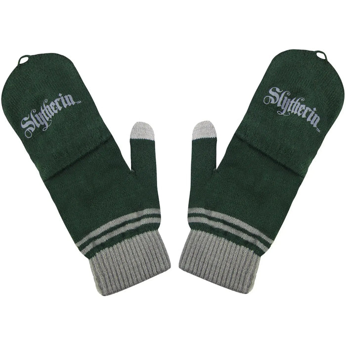 Harry Potter [Wizarding World] - Slytherin Fingerless Gloves (Green) - Cinereplicas