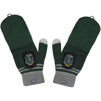 Harry Potter [Wizarding World] - Slytherin Fingerless Gloves (Green) - Cinereplicas
