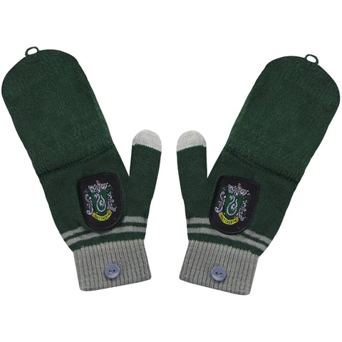 Harry Potter [Wizarding World] - Slytherin Fingerless Gloves (Green) - Cinereplicas - Image 1