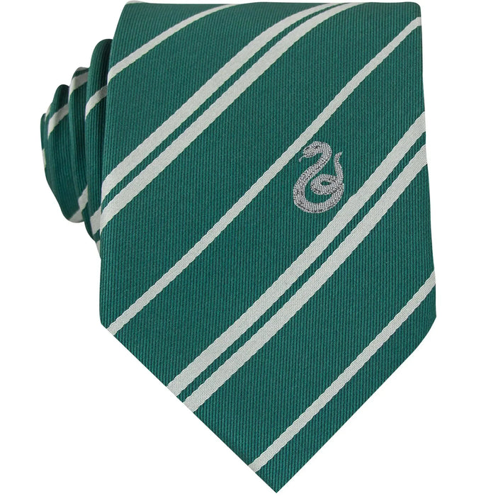 Harry Potter [Wizarding World] - Slytherin Necktie & Pin Deluxe Set - Cinereplicas