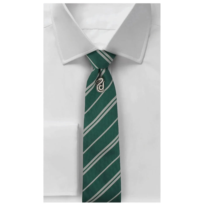 Harry Potter [Wizarding World] - Slytherin Necktie & Pin Deluxe Set - Cinereplicas