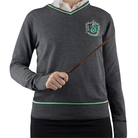 Harry Potter [Wizarding World] - Slytherin Soft-Touch Knit V-Neck Sweater - Cinereplicas - Image 2