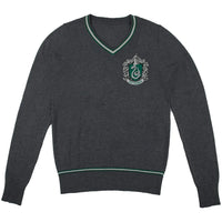 Harry Potter [Wizarding World] - Slytherin Soft-Touch Knit V-Neck Sweater - Cinereplicas