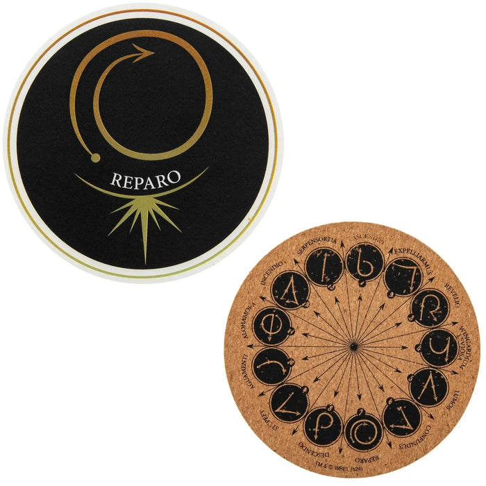 Harry Potter [Wizarding World] - Spell & Charm Set 2 Coaster Set (4 Coasters) - Cinereplicas