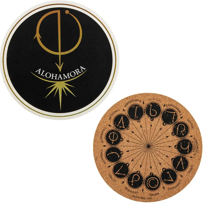 Harry Potter [Wizarding World] - Spell & Charm Set 2 Coaster Set (4 Coasters) - Cinereplicas