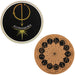 Harry Potter [Wizarding World] - Spell & Charm Set 2 Coaster Set (4 Coasters) - Cinereplicas