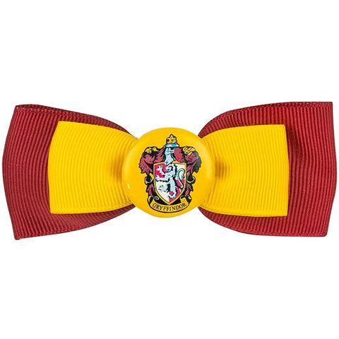 Harry Potter [Wizarding World] - Trendy Gryffindor Hair Accessories Set (Elastic Double Headband & Ribbon Hair Clip) - Cinereplicas - Image 5