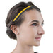 Harry Potter [Wizarding World] - Trendy Hufflepuff Hair Accessories Set (Elastic Double Headband & Ribbon Hair Clip) - Cinereplicas