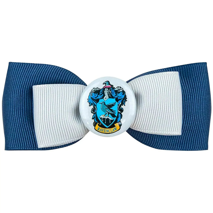 Harry Potter [Wizarding World] - Trendy Ravenclaw Hair Accessories Set (Elastic Double Headband & Ribbon Hair Clip) - Cinereplicas