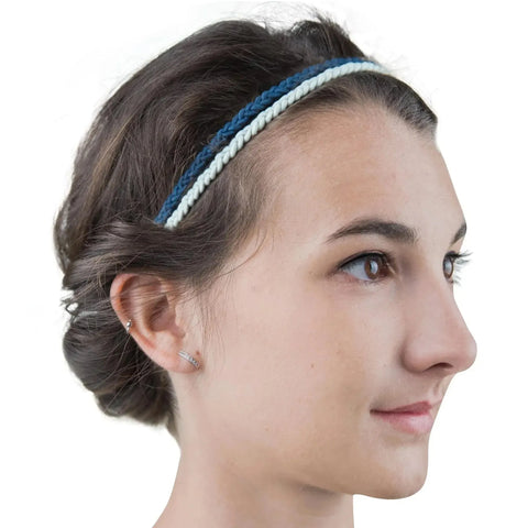 Harry Potter [Wizarding World] - Trendy Ravenclaw Hair Accessories Set (Elastic Double Headband & Ribbon Hair Clip) - Cinereplicas - Image 6