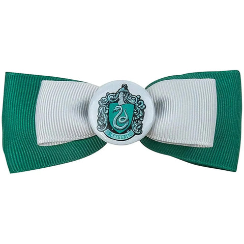 Harry Potter [Wizarding World] - Trendy Slytherin Hair Accessories Set (Elastic Double Headband & Ribbon Hair Clip) - Cinereplicas - Image 5