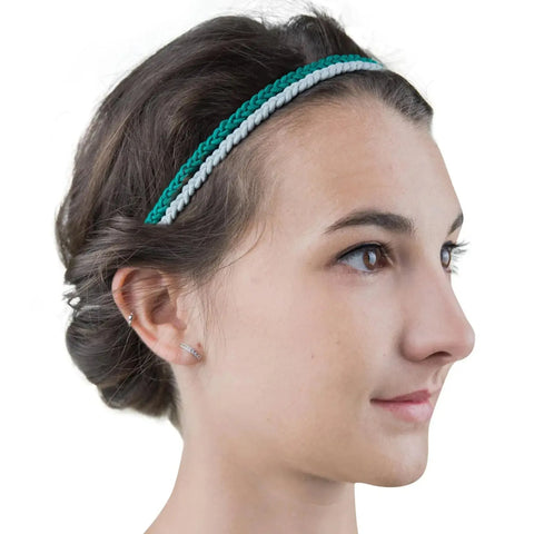 Harry Potter [Wizarding World] - Trendy Slytherin Hair Accessories Set (Elastic Double Headband & Ribbon Hair Clip) - Cinereplicas - Image 6