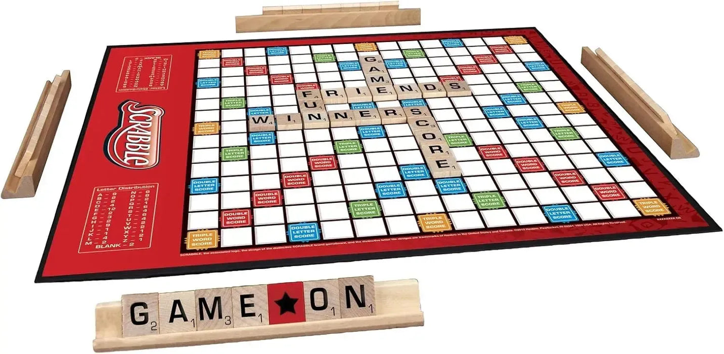 Hasbro Gaming Scrabble Crossword Game with Power Tiles