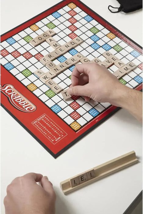 Hasbro Gaming Scrabble Crossword Game with Power Tiles