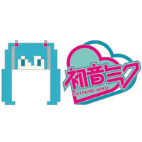 Hatsune Miku - 8 Bit Miku & Heart Pin Badge Set (Metal) - ABYstyle- Image 2