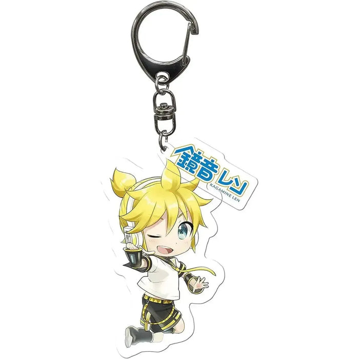 Hatsune Miku - Chibi Kagamine Len Keychain with Charm (Acrylic) - ABYstyle