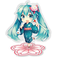 Hatsune Miku - Chibi Kimono Hatsune Miku Standee Figure (3.75" Acrylic) - ABY...- Image 2
