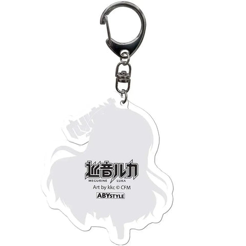 Hatsune Miku - Chibi Megurine Luka Keychain with Charm (Acrylic) - ABYstyle