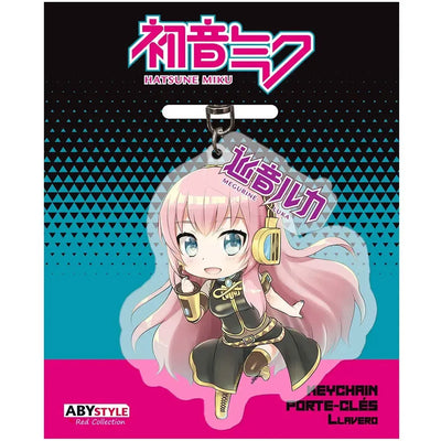Hatsune Miku - Chibi Megurine Luka Keychain with Charm (Acrylic) - ABYstyle