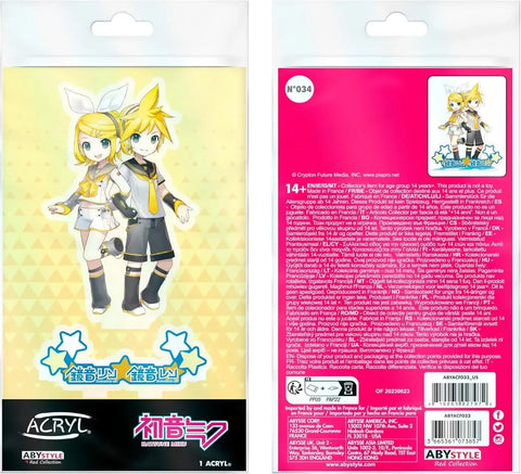 Hatsune Miku - Kagamine Rin & Len Acryl Figure (3.9