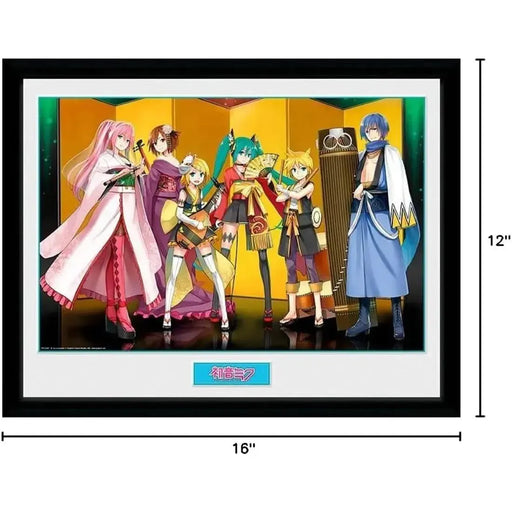 Hatsune Miku - Kuroshishi Framed Print (12"x16") - ABYstyle