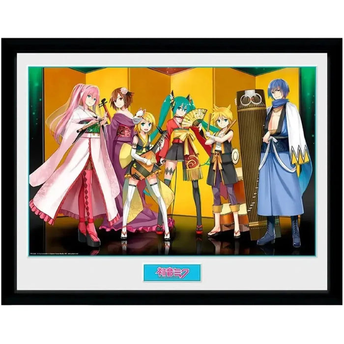 Hatsune Miku - Kuroshishi Framed Print (12"x16") - ABYstyle