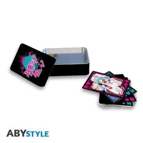 Hatsune Miku - Miku and Friends Playing Cards (54 Deck, Metal Tin) - ABYstyle
