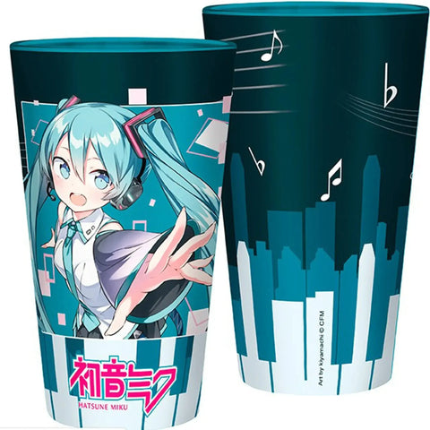 Hatsune Miku - Piano Keys Drinking Glass (13.5 oz.) - ABYstyle - Image 4