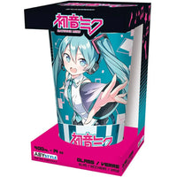 Hatsune Miku - Piano Keys Drinking Glass (13.5 oz.) - ABYstyle- Image 1