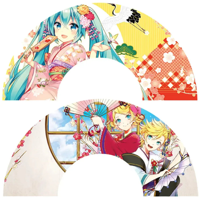 Hatsune Miku - Rin, Len & Miku Wearing Kimonos Hand Fan - ABYstyle